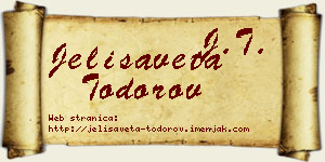 Jelisaveta Todorov vizit kartica